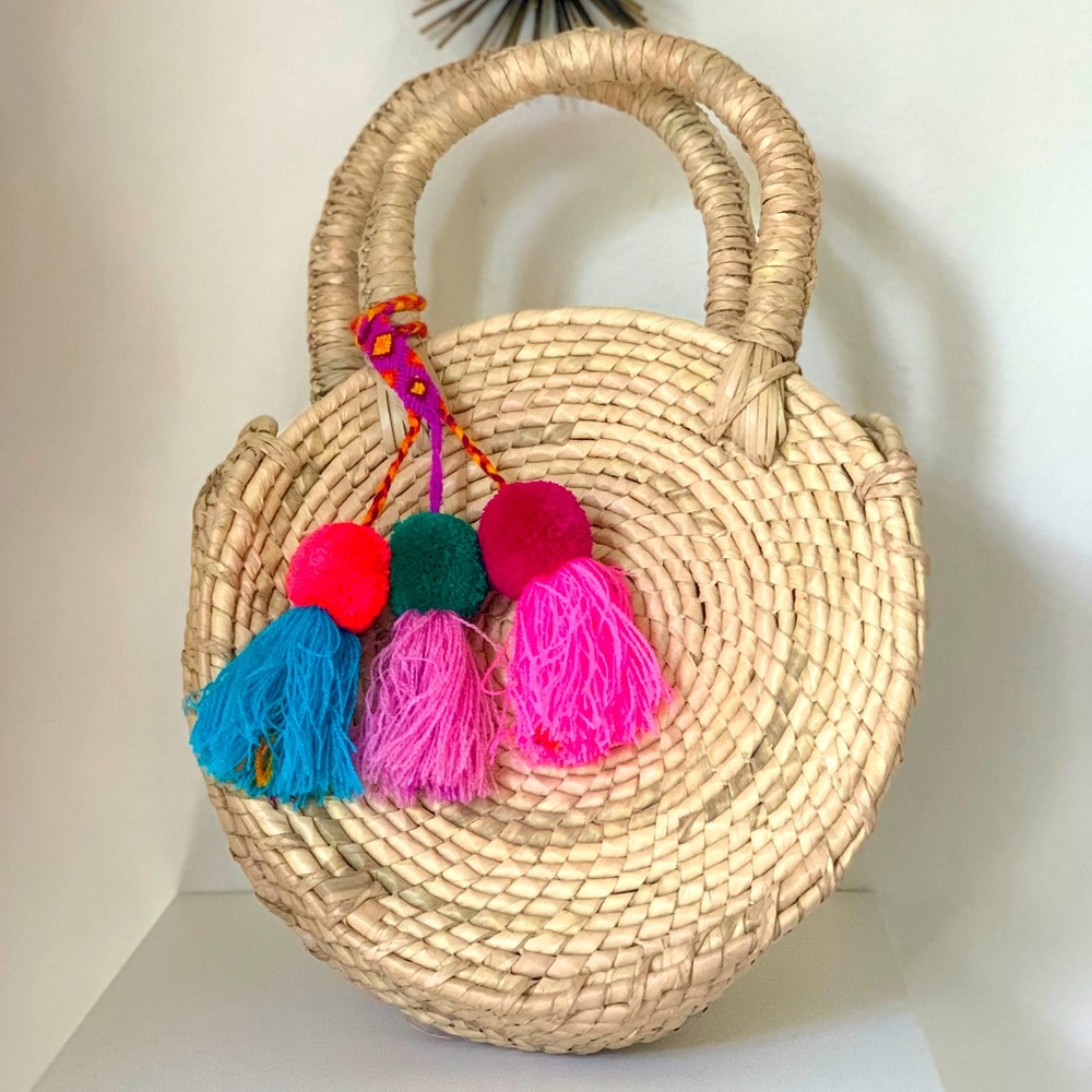 100% natural palm leaf bag | artisan